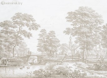 Фотообои De-Art Фреска классика беж